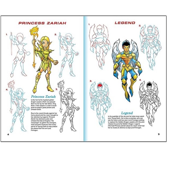 Learn To Draw Comic Art Books FreezeDNA Set of 4 - Picture 3 of 11